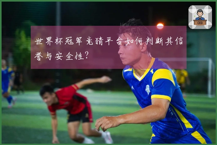 世界杯冠军竞猜平台如何判断其信誉与安全性？