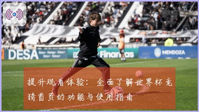 提升观看体验：全面了解世界杯竞猜首页的功能与使用指南